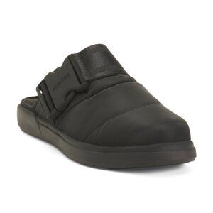 NEW HUNTER Men's Indoor Outdoor Mule Slippers black 462mn